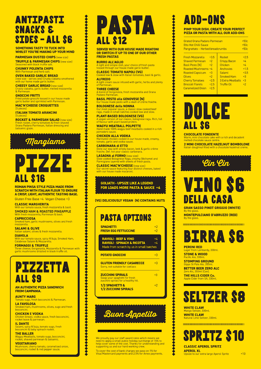 Menu Etto Pasta Bar - Elsternwick-1